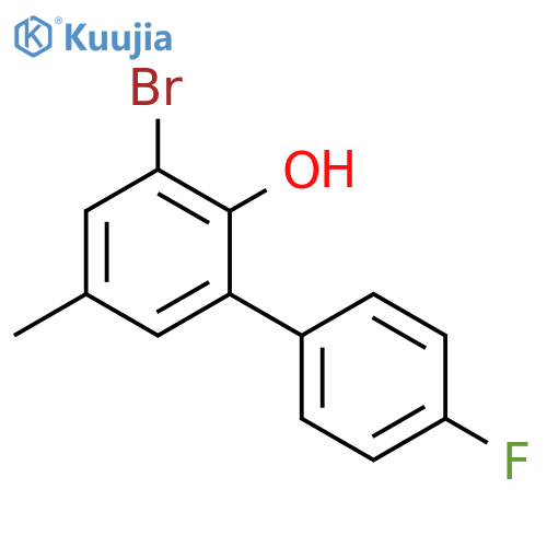 [1,1'-Biphenyl]-2-ol, 3-bromo-4'-fluoro-5-methyl- structure