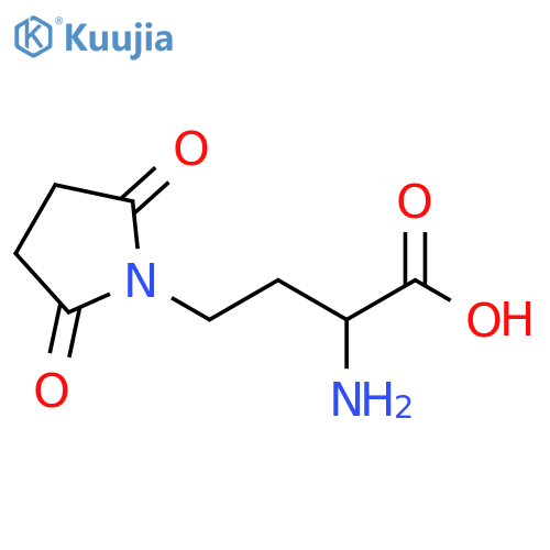 2-amino-4-(2,5-dioxopyrrolidin-1-yl)butanoic acid structure