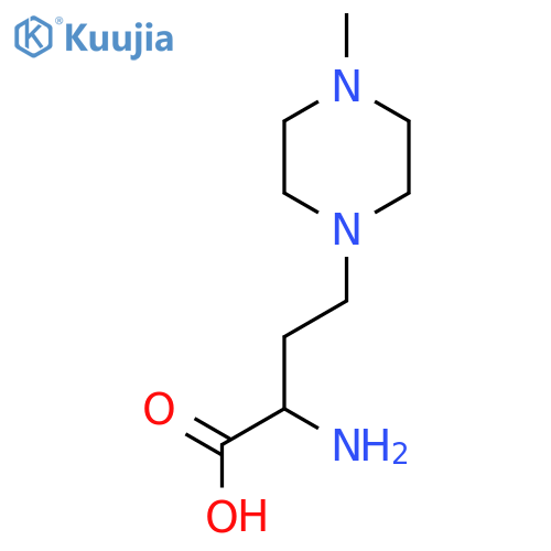 2-amino-4-(4-methylpiperazin-1-yl)butanoic acid structure