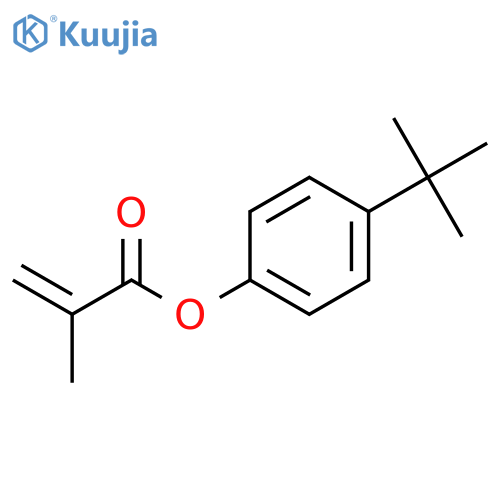 2-Methyl-2-propenoic acid; 4-tert-Butylphenyl ester structure