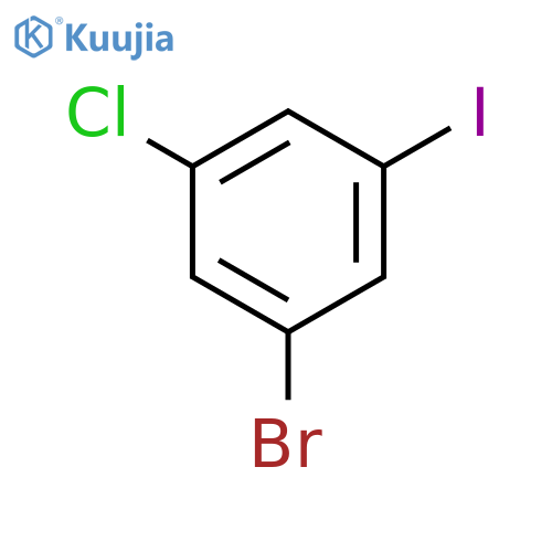 1-Bromo-3-chloro-5-iodobenzene structure