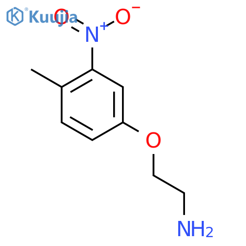 2-(4-methyl-3-nitrophenoxy)ethan-1-amine structure
