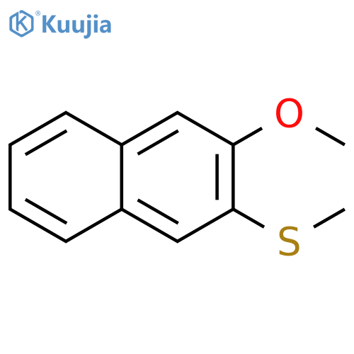 2-methoxy-3-(methylthio)-naphthalen structure