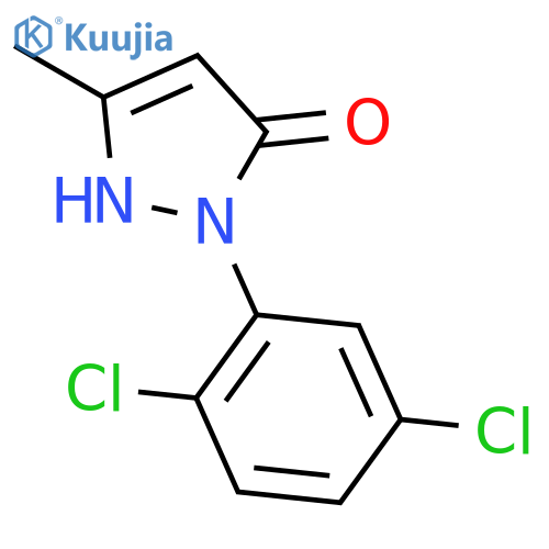 2-(2,5-Dichlorophenyl)-5-methyl-2,4-dihydro-3H-pyrazol-3-one structure