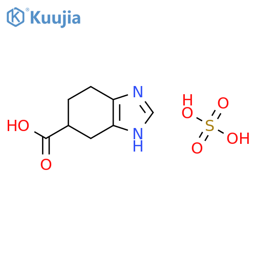 4,5,6,7-Tetrahydro-1H-benzodimidazole-6-carboxylic acidcompound with sulfuric acid (1:1) structure