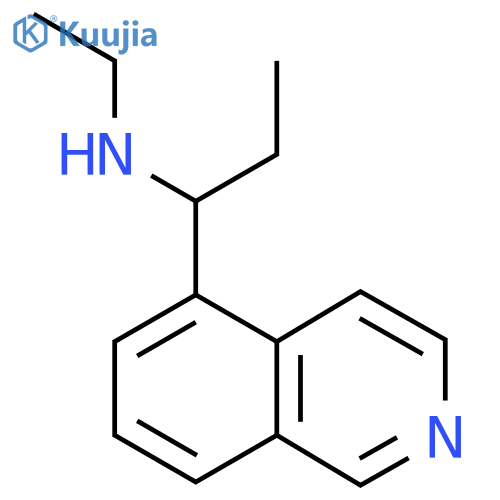 ethyl1-(isoquinolin-5-yl)propylamine structure
