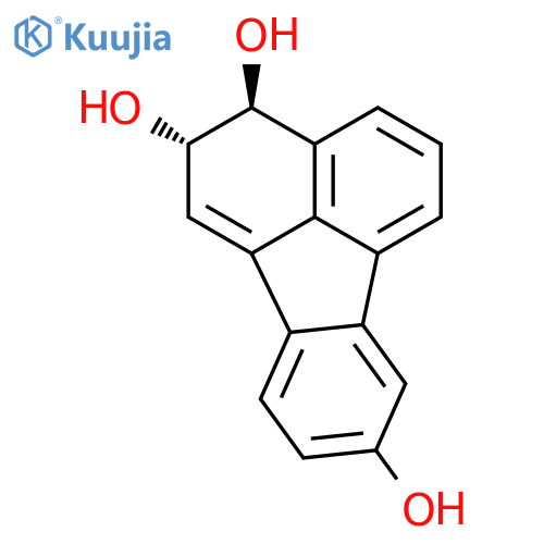 2,3,8-Fluoranthenetriol,2,3-dihydro-, trans- (9CI) structure