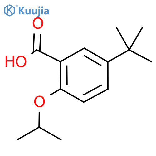 5-(Tert-butyl)-2-isopropoxybenzoic acid structure