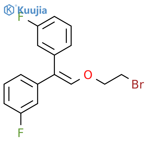 Benzene, 1,1'-[(2-bromoethoxy)ethenylidene]bis[3-fluoro- structure