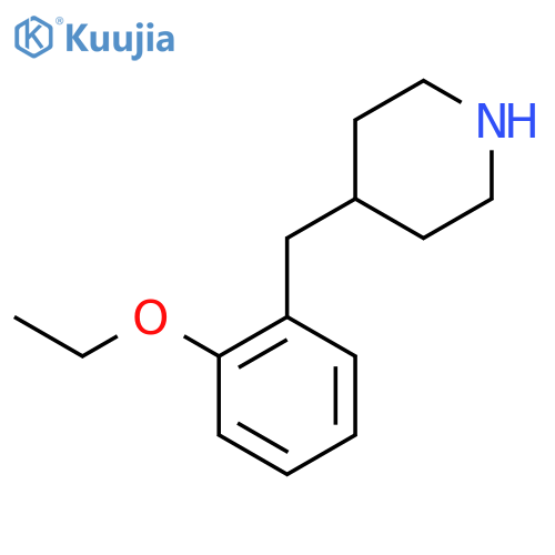 4-(2-ethoxyphenyl)methylpiperidine structure