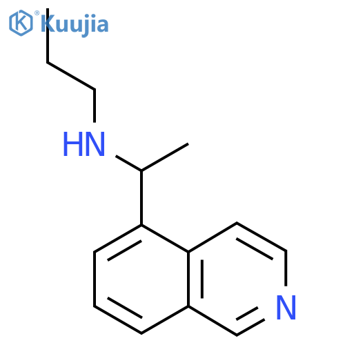 1-(isoquinolin-5-yl)ethyl(propyl)amine structure