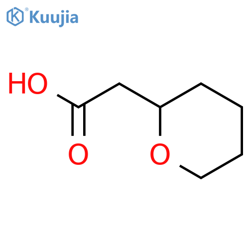 2-(oxan-2-yl)acetic acid structure