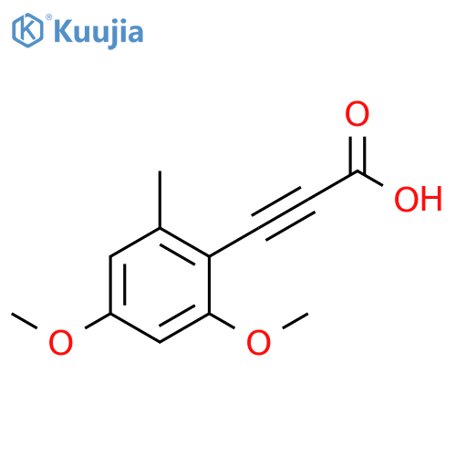 2-Propynoic acid, 3-(2,4-dimethoxy-6-methylphenyl)- structure
