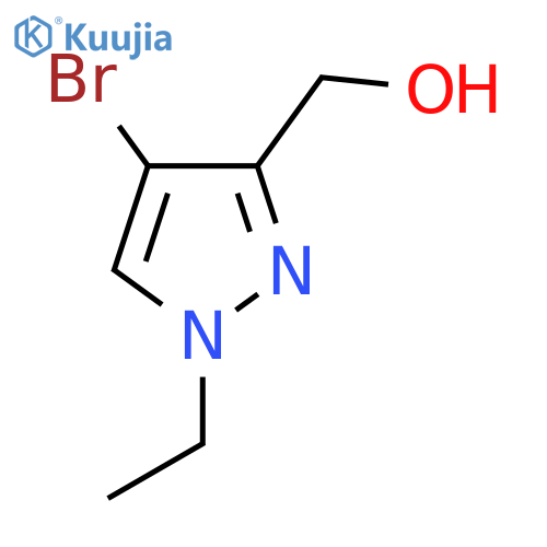 (4-Bromo-1-ethyl-1H-pyrazol-3-yl)methanol structure