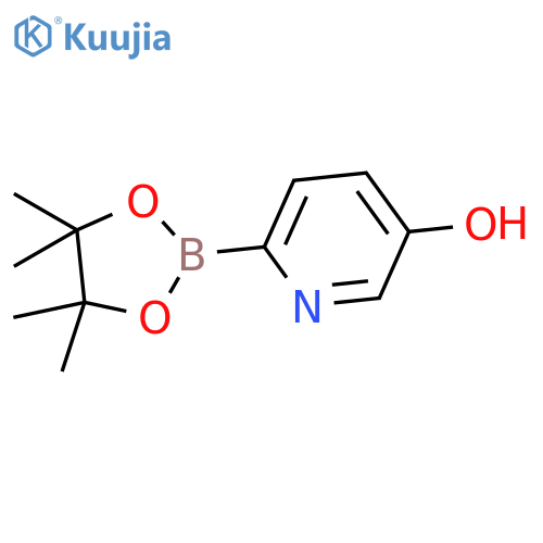 6-(4,4,5,5-Tetramethyl-1,3,2-dioxaborolan-2-yl)pyridin-3-ol structure