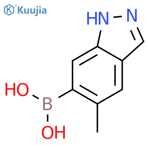 5-Methyl-1h-Indazol-6-Yl-6-Boronic Acid structure