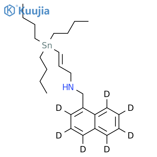 N-(E)-3-Tributyltinallyl-1-naphthalene-d7-methylamine structure
