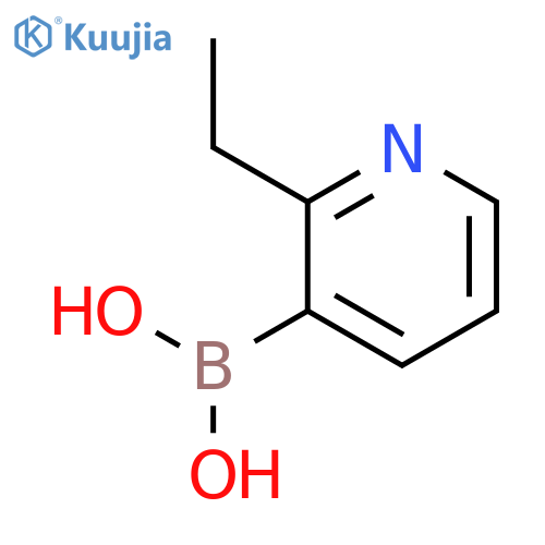 (2-Ethylpyridin-3-yl)boronic acid structure