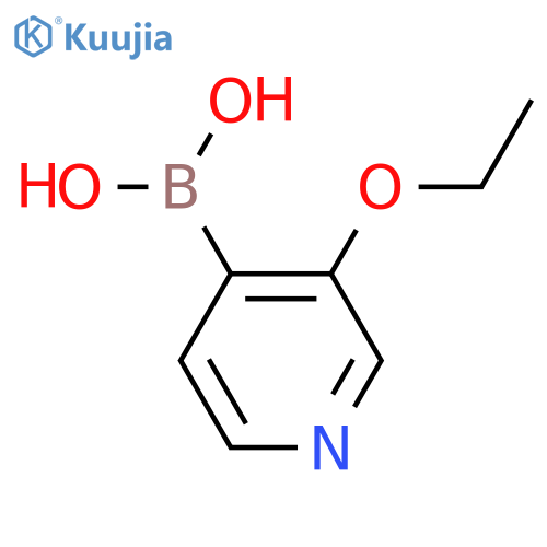 (3-Ethoxypyridin-4-yl)boronic acid structure