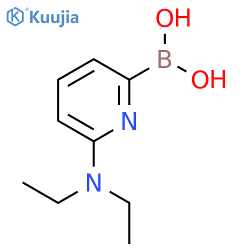 (6-(Diethylamino)pyridin-2-yl)boronic acid structure