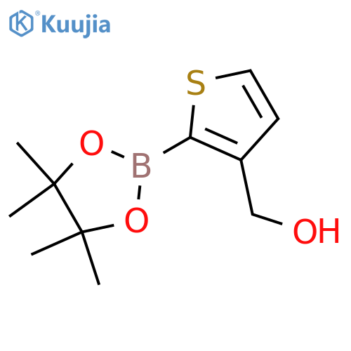 (2-(4,4,5,5-Tetramethyl-1,3,2-dioxaborolan-2-yl)thiophen-3-yl)methanol structure