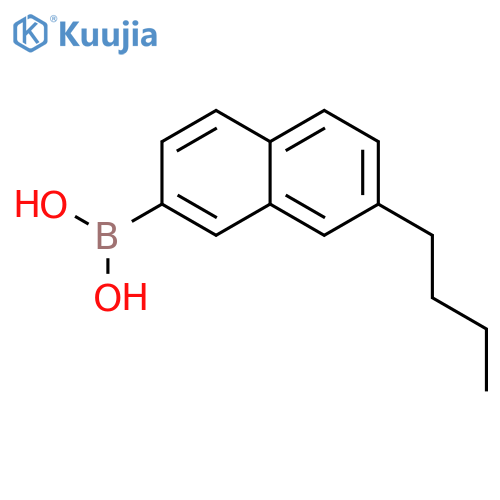 (7-Butyl-2-naphthalenyl)boronic Acid structure