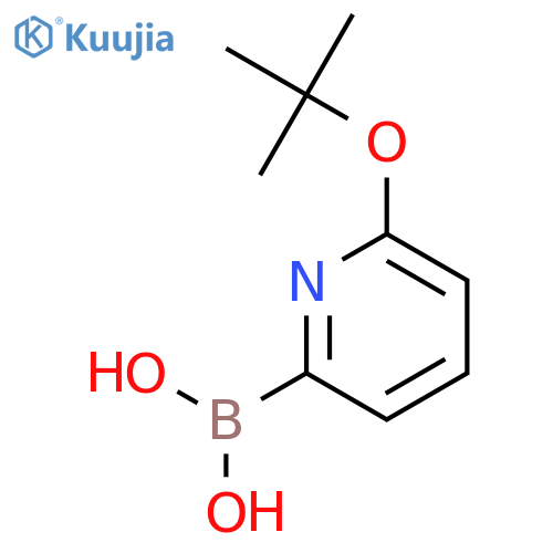 (6-(tert-Butoxy)pyridin-2-yl)boronic acid structure