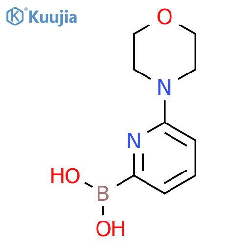 (6-Morpholinopyridin-2-yl)boronic acid structure