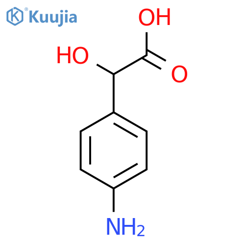 2-(4-Aminophenyl)-2-hydroxyacetic acid structure