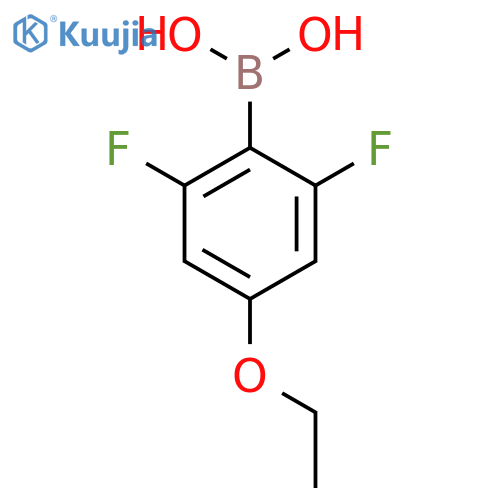 (4-Ethoxy-2,6-difluorophenyl)boronic acid structure