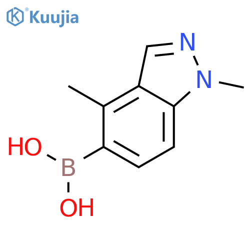 (1,4-dimethyl-1h-indazol-5-yl)boronic Acid structure