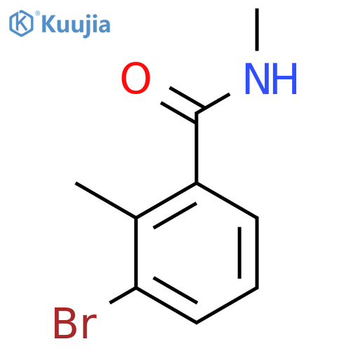 3-Bromo-N,2-dimethylbenzamide structure