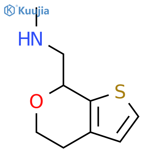 4,7-dihydro-N-methyl-5H-Thieno[2,3-c]pyran-7-methanamine structure