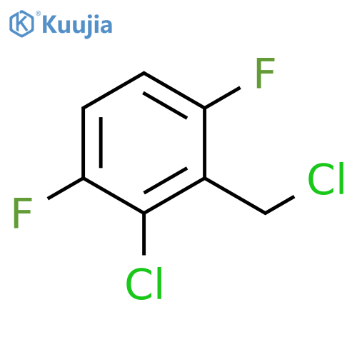 2-chloro-3-(chloromethyl)-1,4-difluorobenzene structure