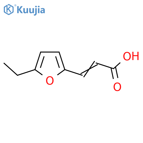 (2E)-3-(5-Ethylfuran-2-yl)prop-2-enoic acid structure