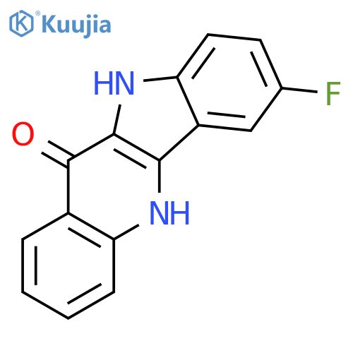 11H-Quindolin-11-one, 7-fluoro-5,10-dihydro- structure
