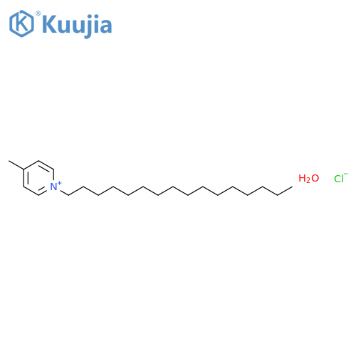 1-Hexadecyl-4-methylpyridin-1-ium Chloride Hydrate structure