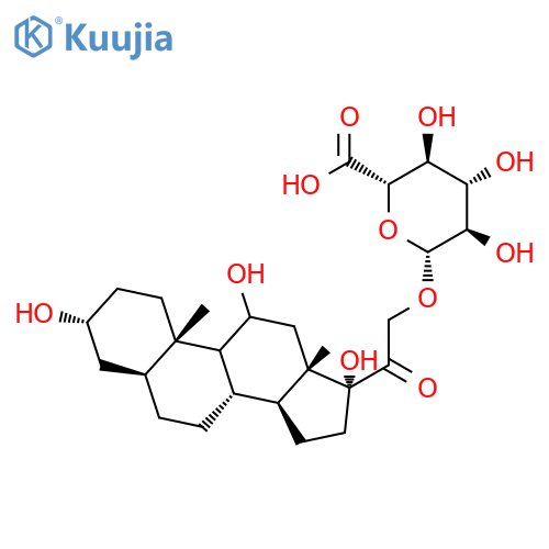 Allo-3α-tetrahydro Cortisol 21-O-β-D-Glucuronide structure