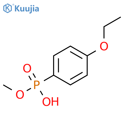 Phosphonic acid,(4-ethoxyphenyl)-, monomethyl ester (9CI) structure