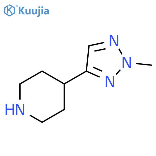 4-(2-methyl-2H-1,2,3-triazol-4-yl)piperidine structure