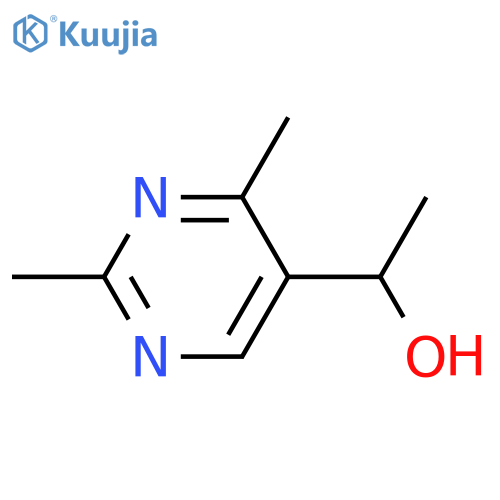 1-(2,4-dimethylpyrimidin-5-yl)ethan-1-ol structure