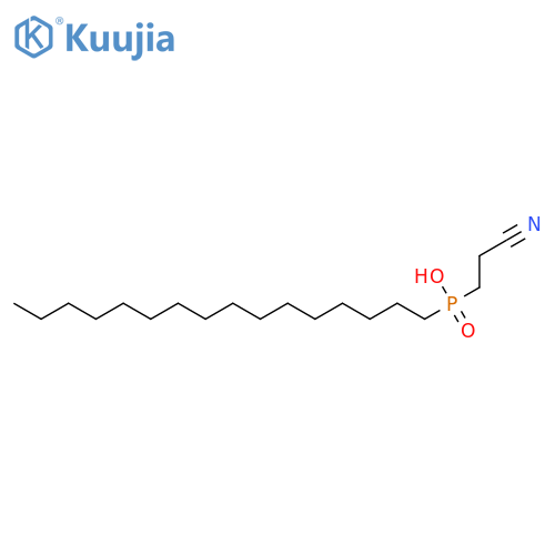 Phosphinic acid, P-(2-cyanoethyl)-P-hexadecyl- structure