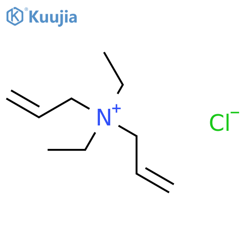 2-Propen-1-aminium,N,N-diethyl-N-2-propen-1-yl-, chloride (1:1) structure