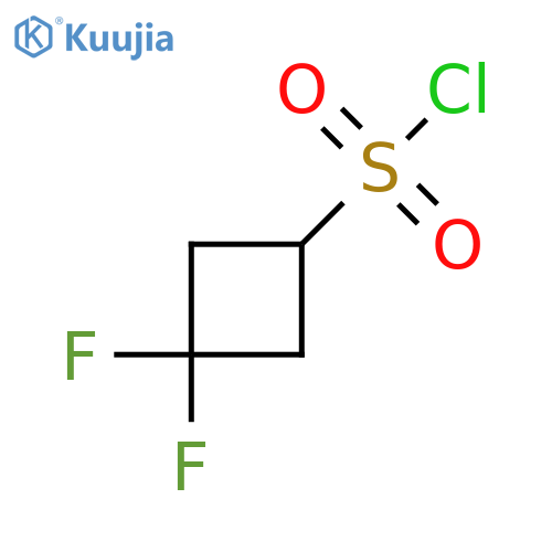 3,3-Difluorocyclobutane-1-sulfonyl chloride structure