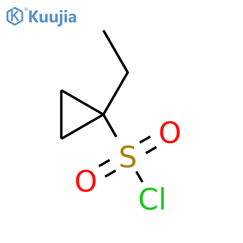 1-Ethylcyclopropane-1-sulfonyl chloride structure