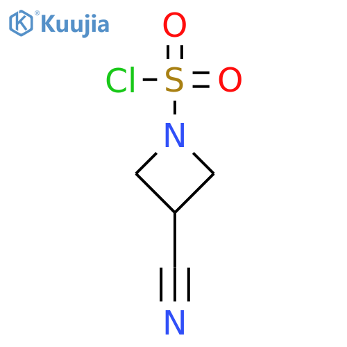 3-cyanoazetidine-1-sulfonyl chloride structure
