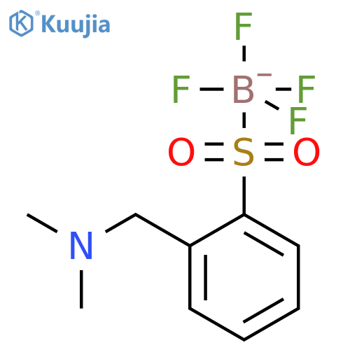 Dimethylaminomethylphenylsulfonyltetrafluoroborate structure