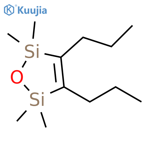 1-Oxa-2,5-disilacyclopent-3-ene, 2,2,5,5-tetramethyl-3,4-dipropyl- structure
