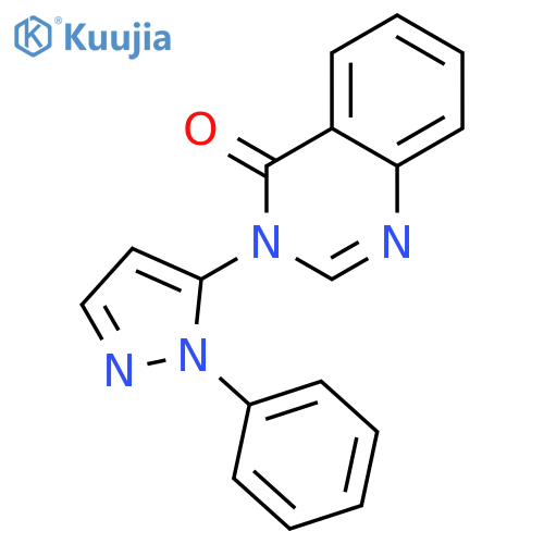 3-(1-phenyl-1H-pyrazol-5-yl)quinazolin-4(3H)-one structure