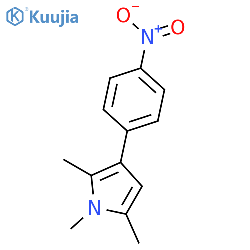 1H-Pyrrole, 1,2,5-trimethyl-3-(4-nitrophenyl)- structure